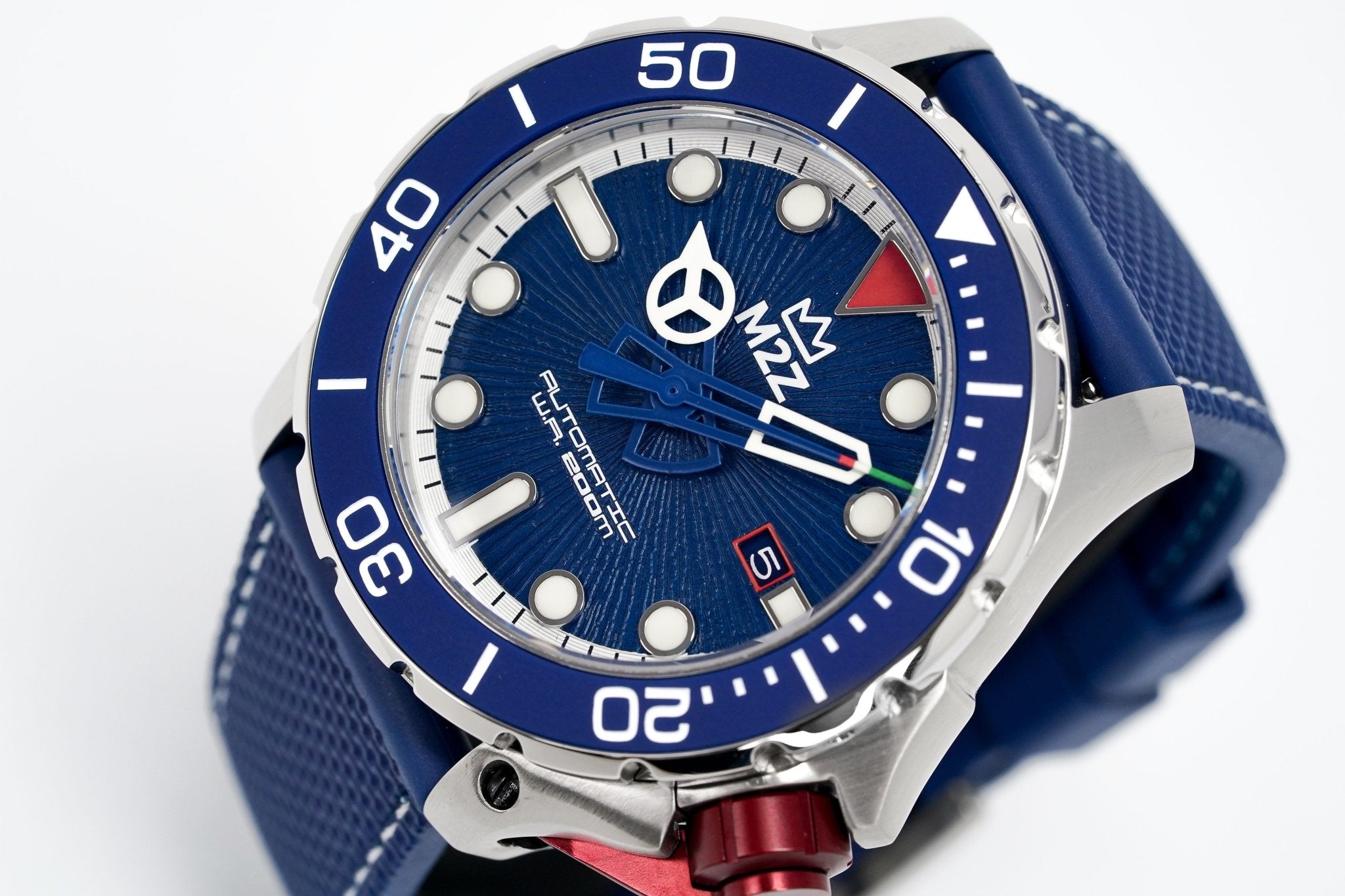 M2Z Men's Watch Diver 200 Blue