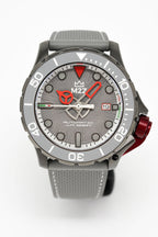 M2Z Men's Watch Diver 200 Grey IP Gun