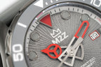 M2Z Men's Watch Diver 200 Grey IP Gun