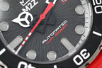 M2Z Men's Watch Diver 200 Red IP Gun