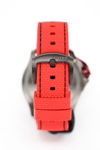 M2Z Men's Watch Diver 200 Red IP Gun