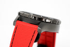 M2Z Men's Watch Diver 200 Red IP Gun