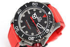 M2Z Men's Watch Diver 200 Red IP Gun