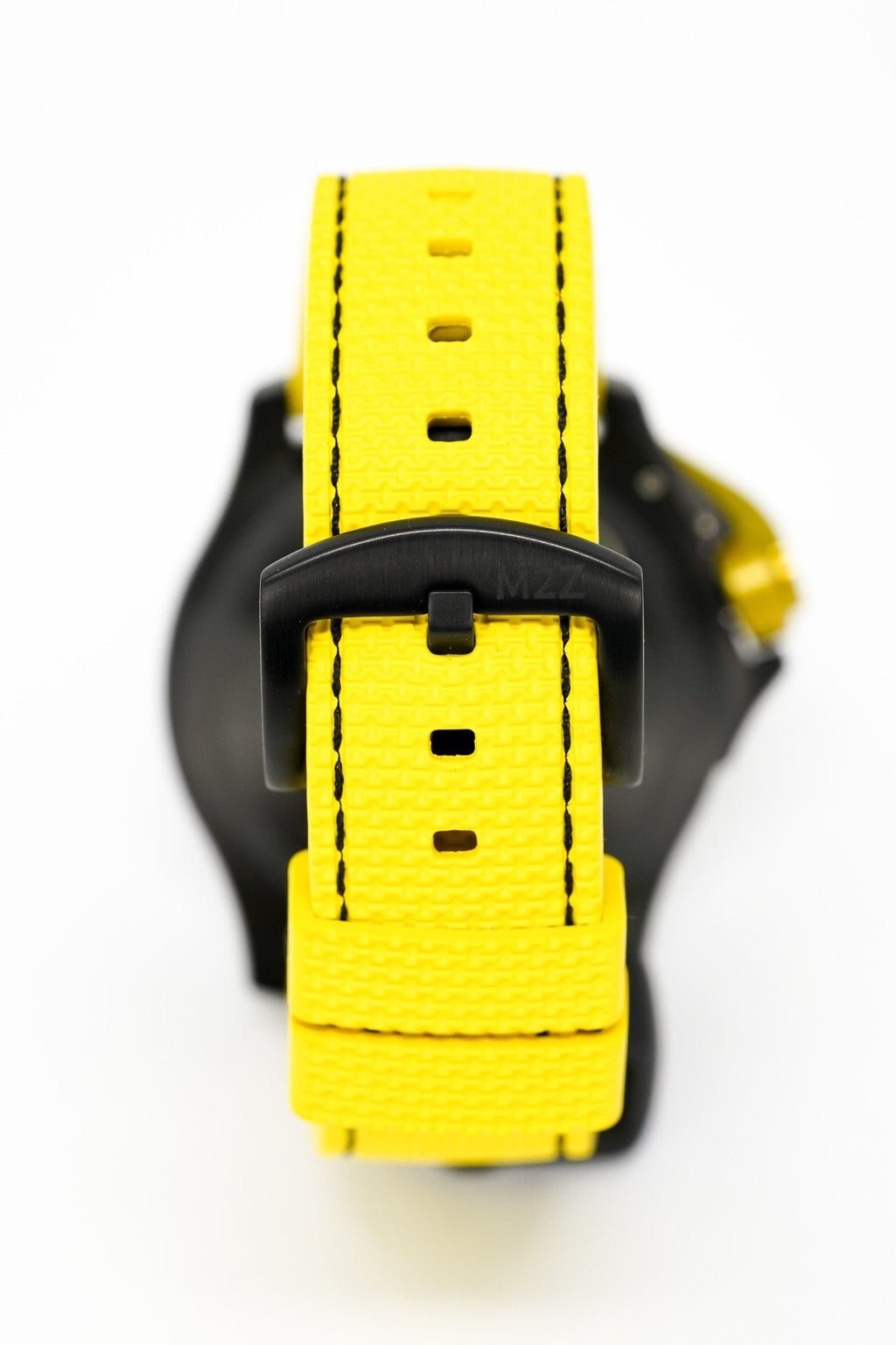 M2Z Men's Watch Diver 200 Yellow IP Black