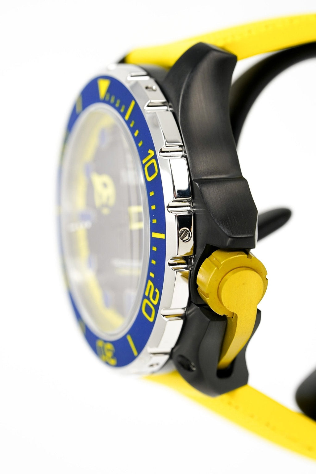 M2Z Men's Watch Diver 200 Yellow IP Black