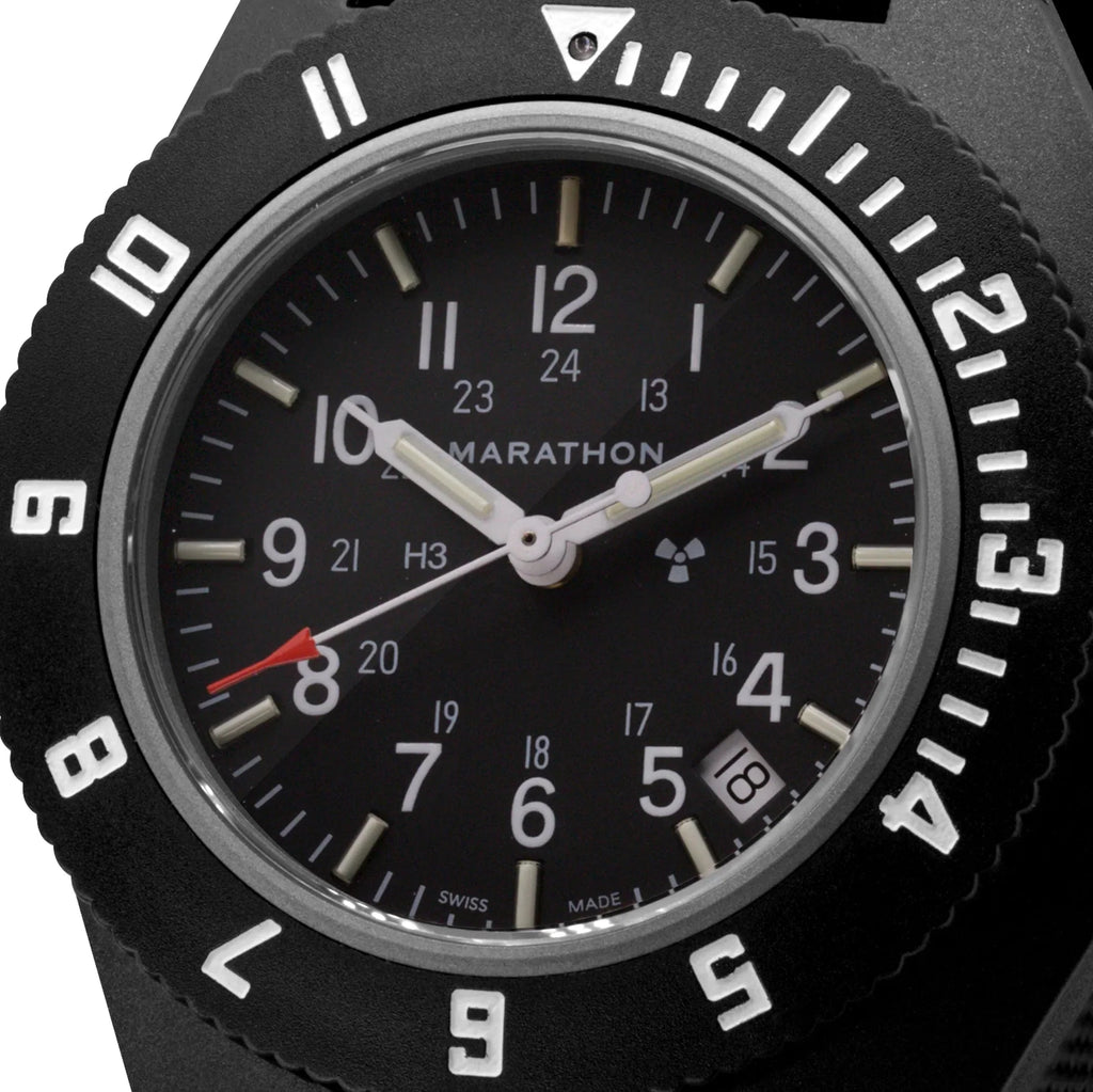 Marathon Navigator with Date (NAV-D) Black Dial No Government Defence Standard Nylon
