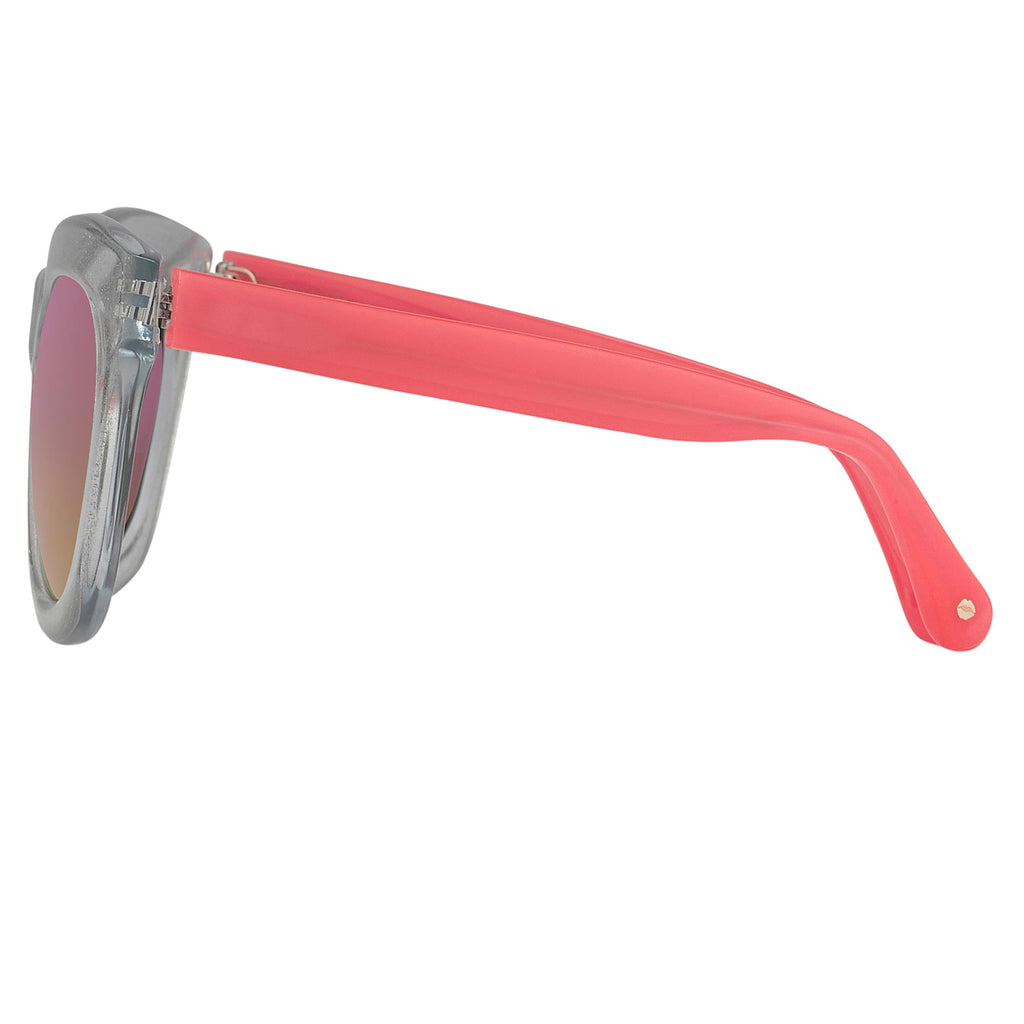 Markus Lupfer Sunglasses D-Frame Blue and Pink Revo