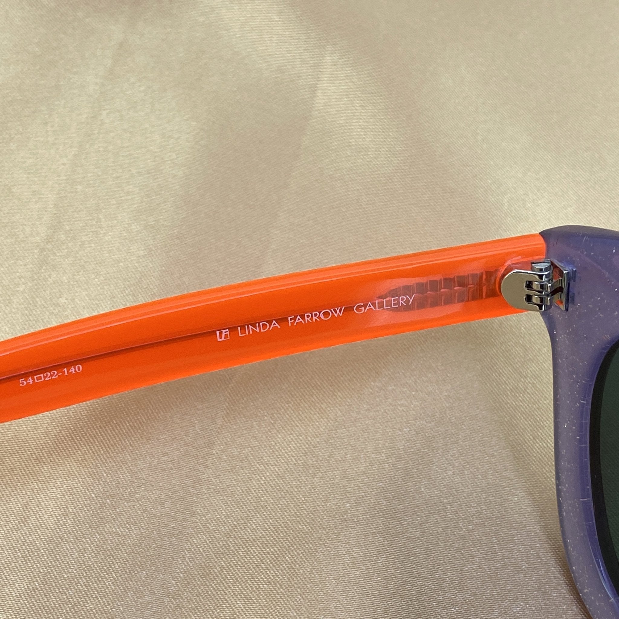 Markus Lupfer Sunglasses D-Frame Lilac and Orange