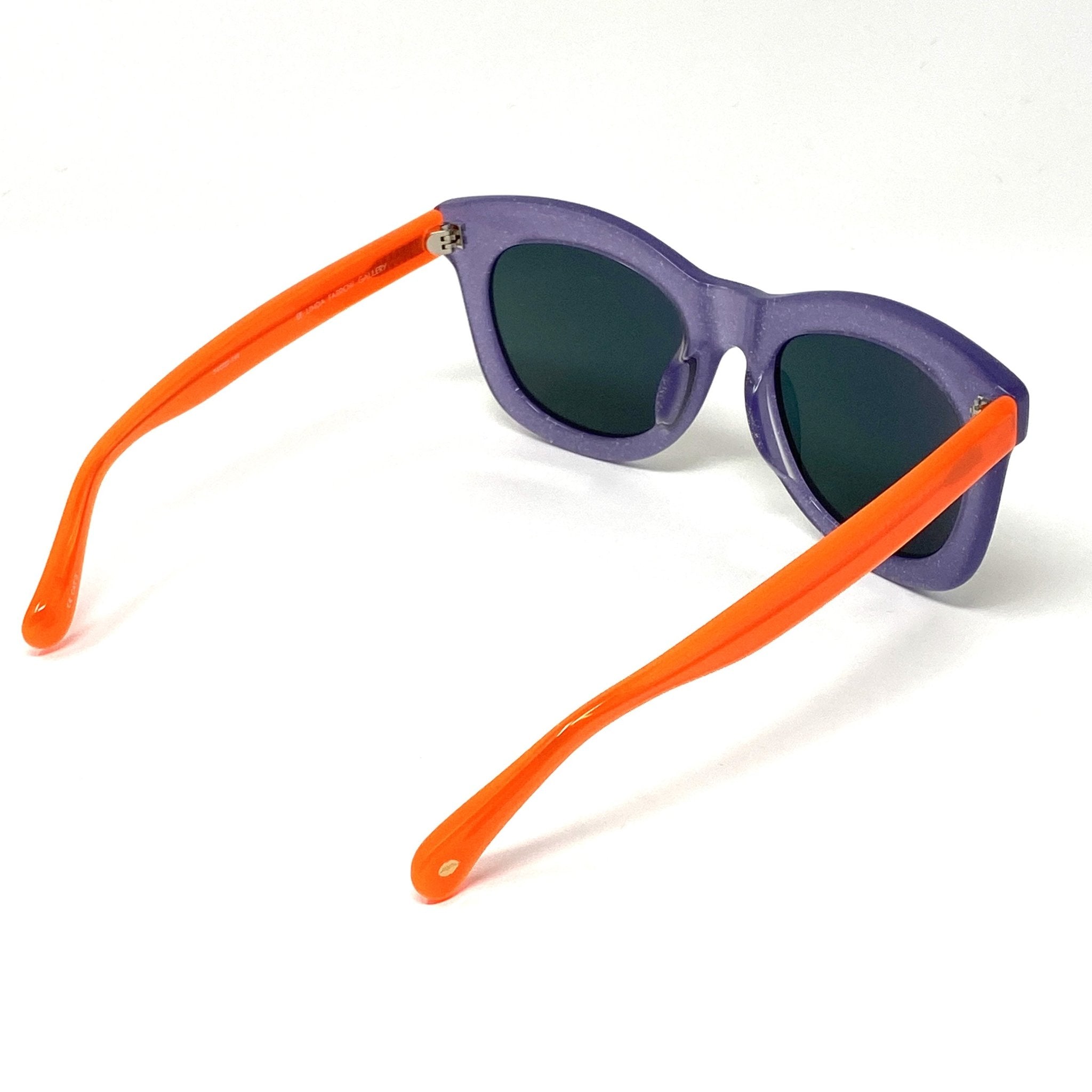 Markus Lupfer Sunglasses D-Frame Lilac and Orange