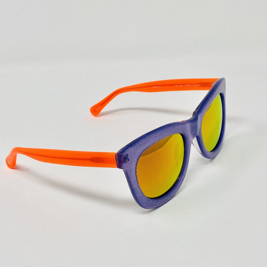 Markus Lupfer Sunglasses D-Frame Lilac and Orange