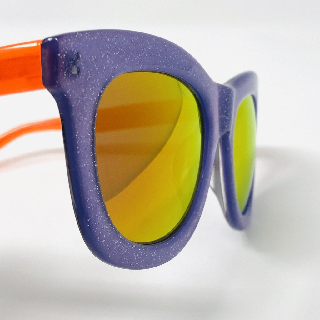 Markus Lupfer Sunglasses D-Frame Lilac and Orange