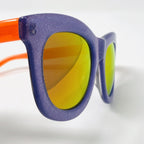 Markus Lupfer Sunglasses D-Frame Lilac and Orange