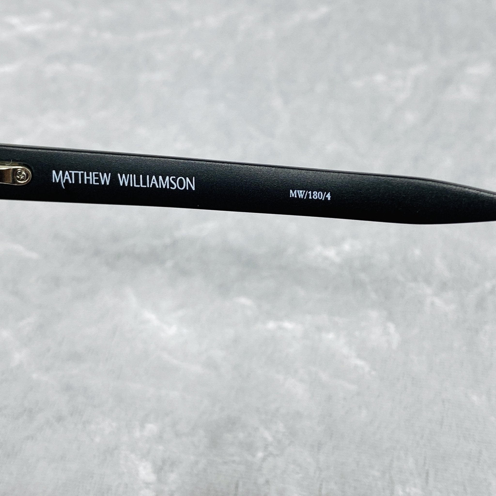 Matthew Williamson Sunglasses Cat Eye Black and Peach