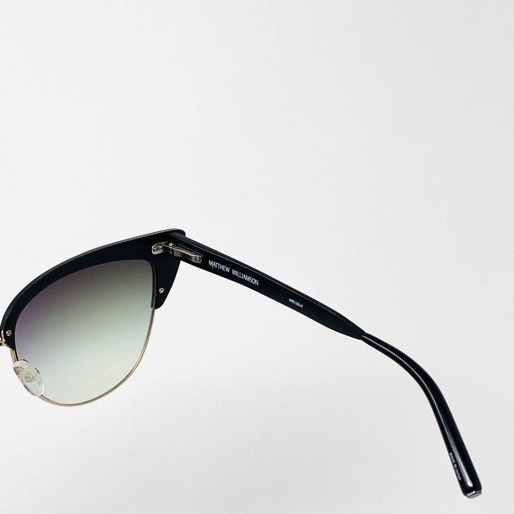 Matthew Williamson Sunglasses Cat Eye Black and Peach