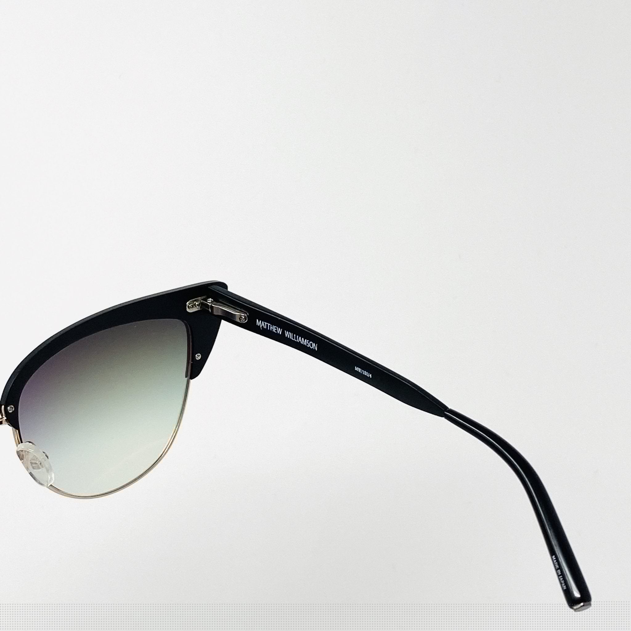 Matthew Williamson Sunglasses Cat Eye Black and Peach