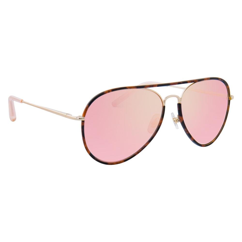 Matthew Williamson Ladies Sunglasses Tortoise Shell and Pink