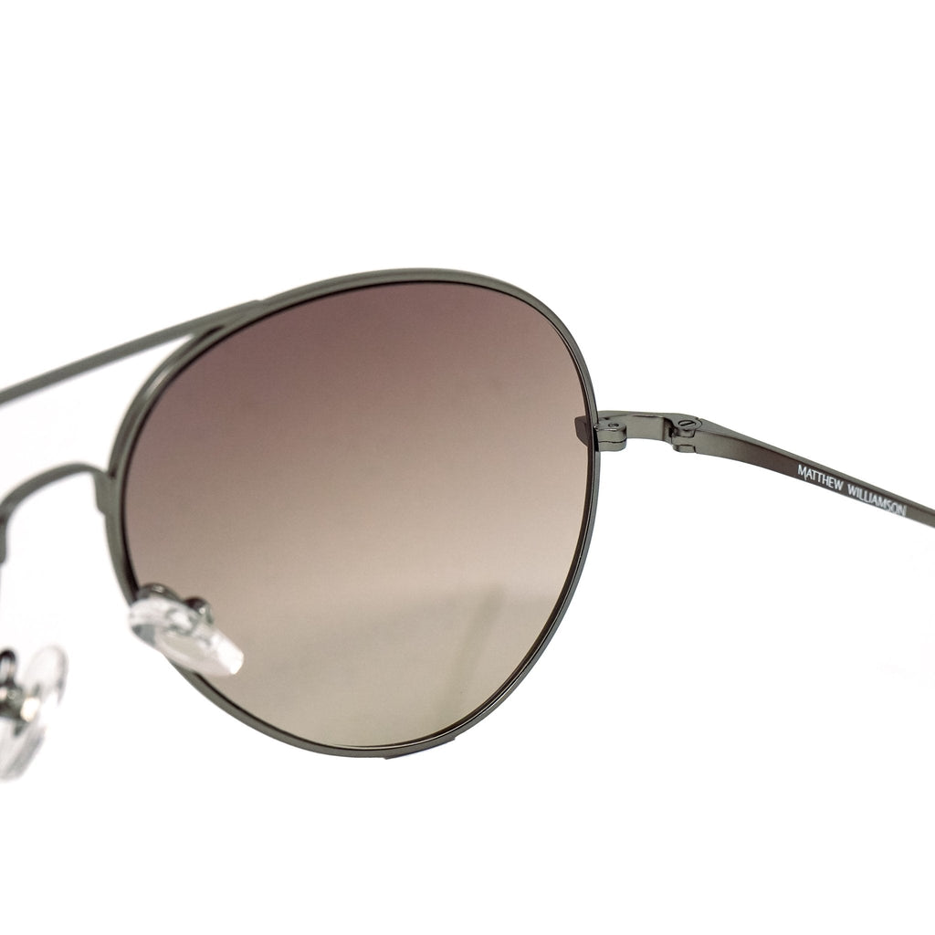 Matthew Williamson Sunglasses Silver and Purple