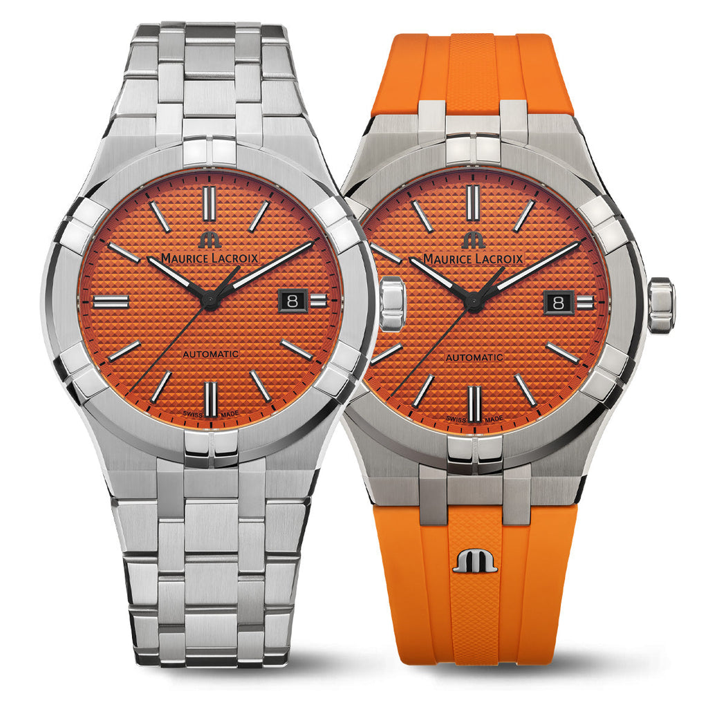Maurice Lacroix Aikon Automatic Men's Orange Watch