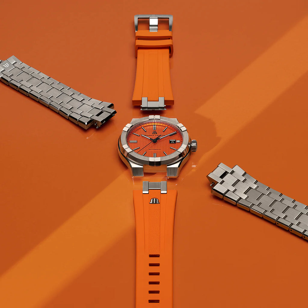 Maurice Lacroix Men's Watch 42mm Aikon Automatic Orange