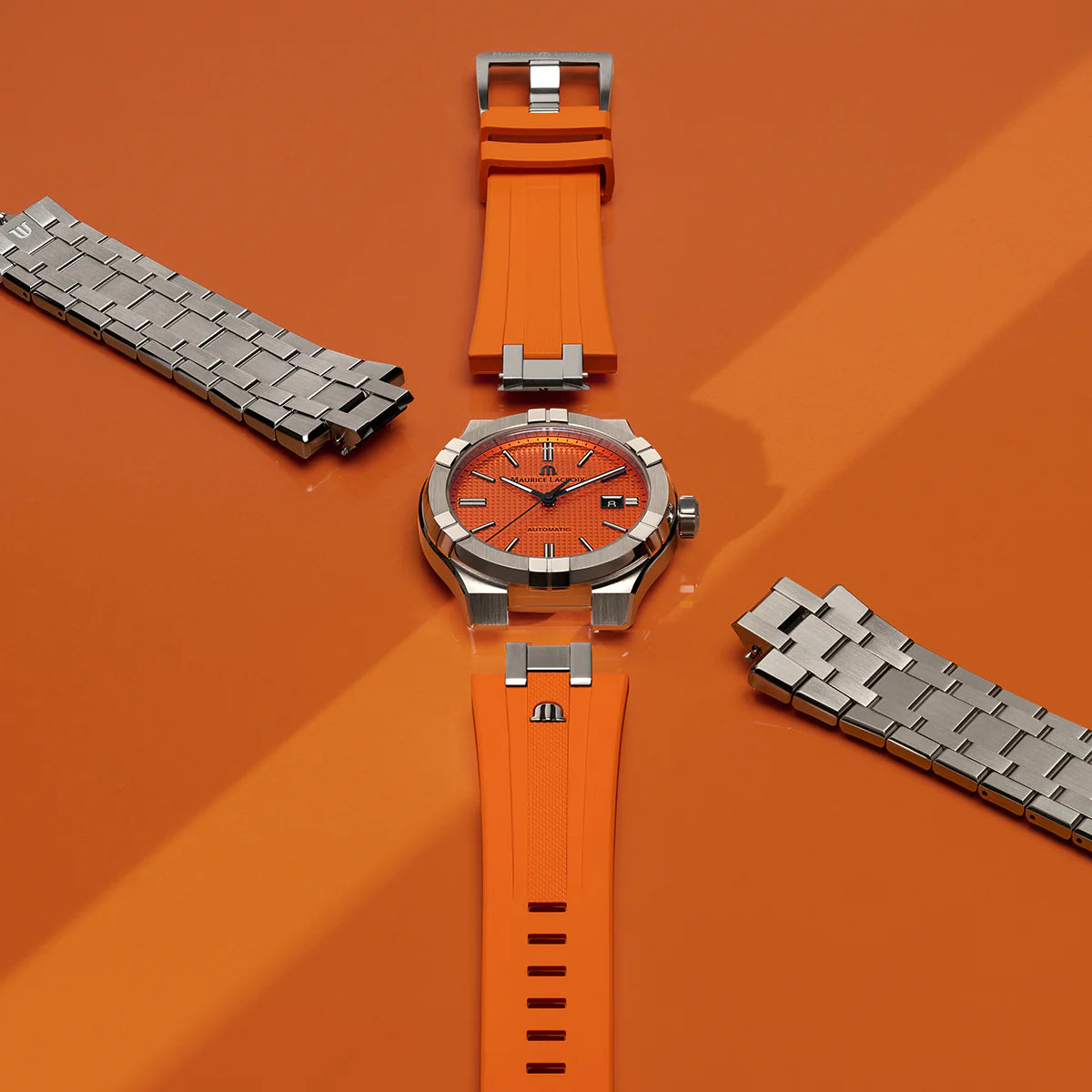 Maurice Lacroix Men's Watch 42mm Aikon Automatic Orange
