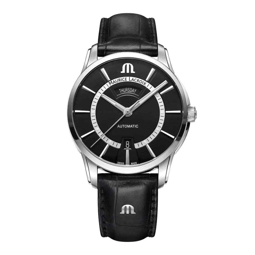Maurice Lacroix Pontos Day Date Men's Black Watch