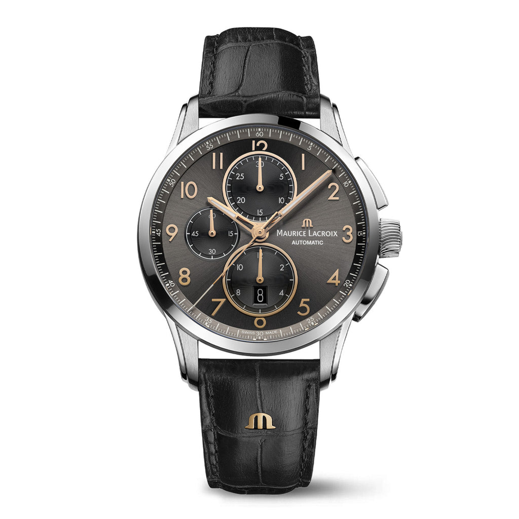 Maurice Lacroix Pontos Chronograph Men's Black Watch