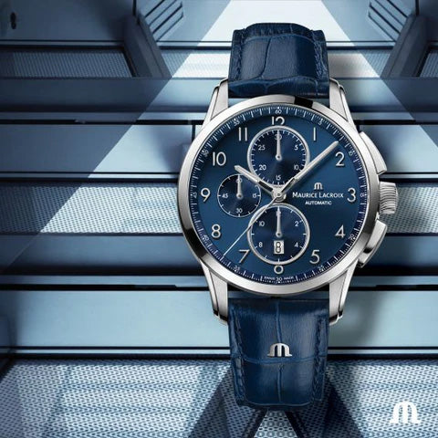 Maurice Lacroix Pontos Chronograph Men's Blue Watch