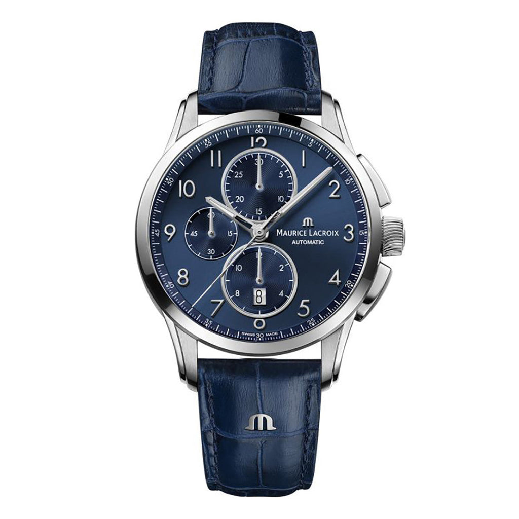 Maurice Lacroix Pontos Chronograph Men's Blue Watch