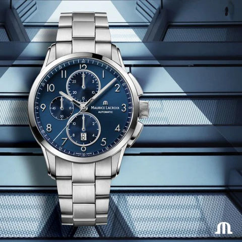 Maurice Lacroix Pontos Chronograph Men's Blue Watch