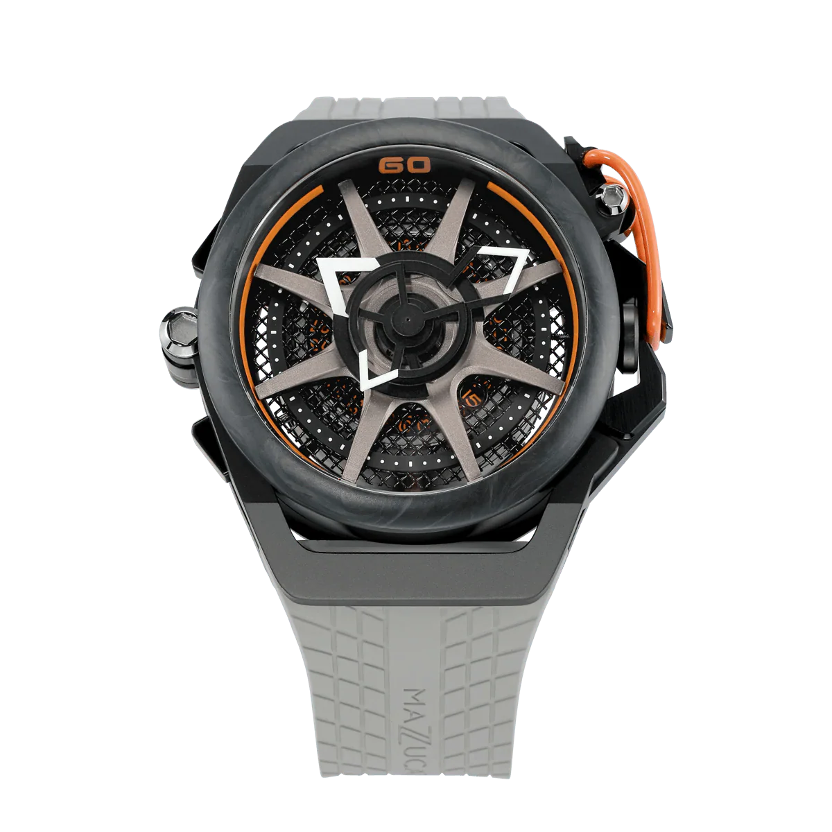 Mazzucato Reversible Watch Monza Orange Carbon