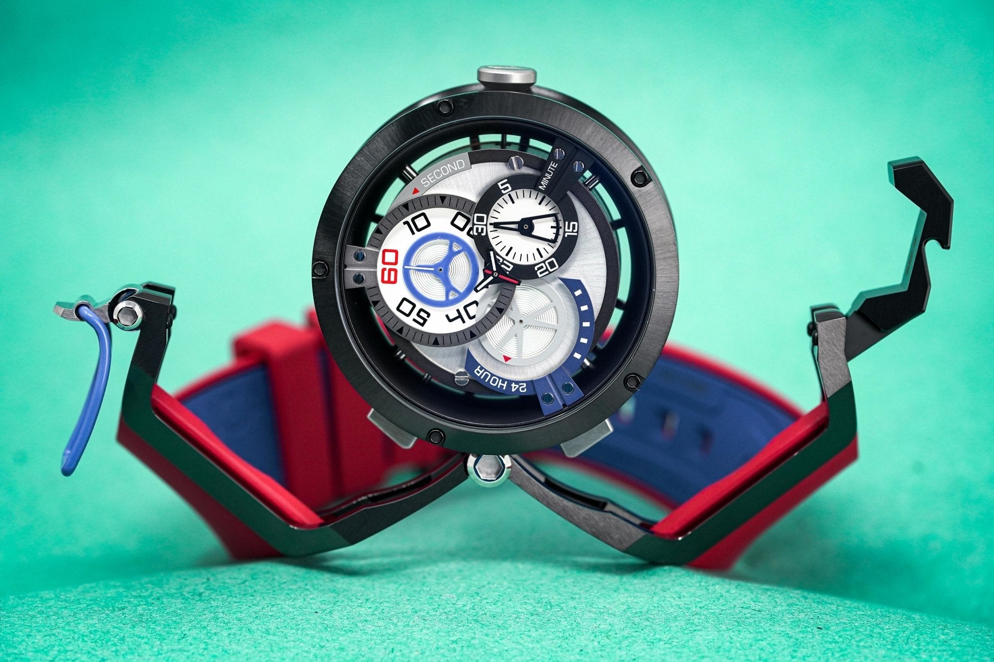 Mazzucato Reversible Watch RIM Red