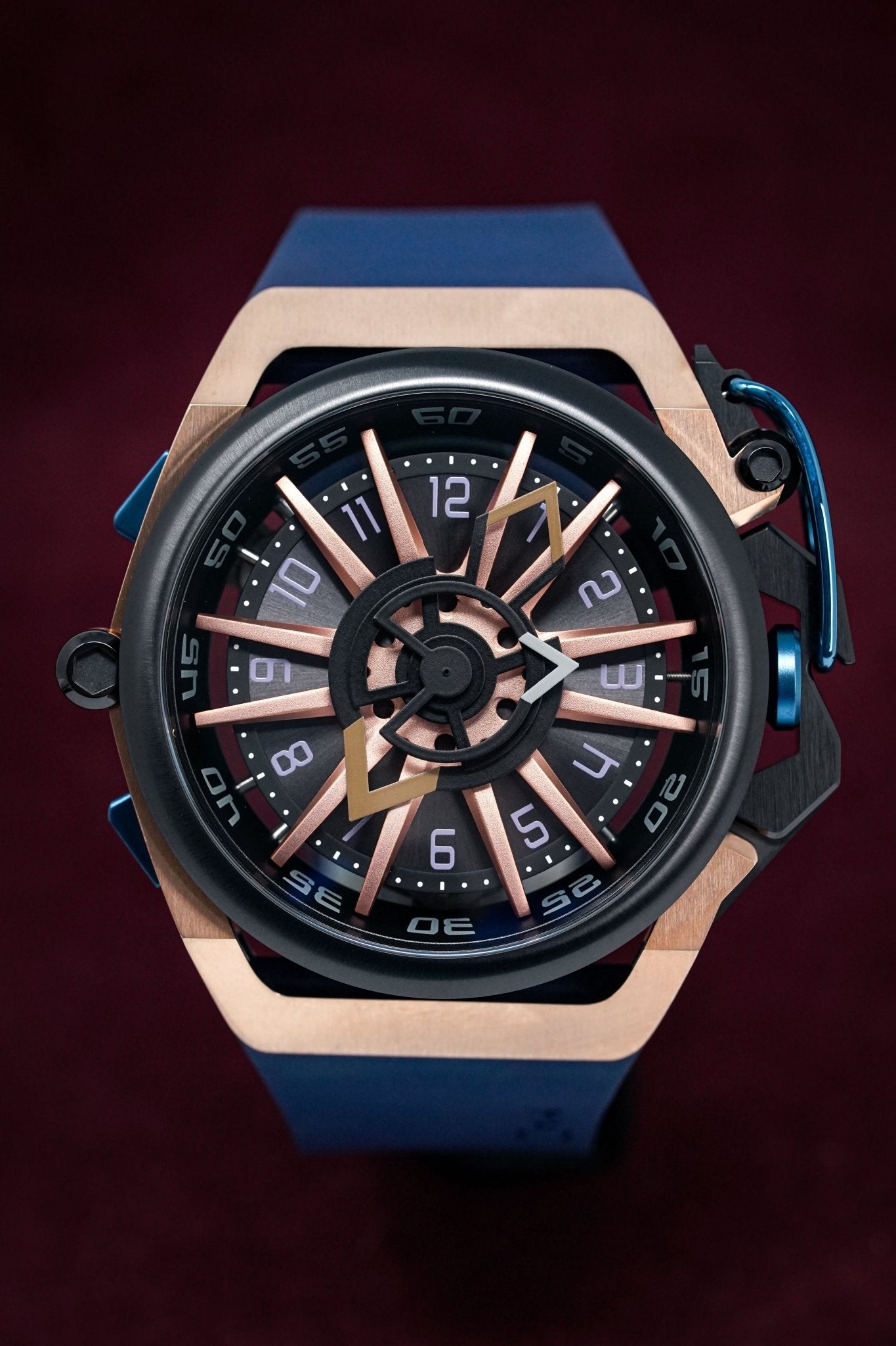 Mazzucato Reversible Watch RIM Rose Gold