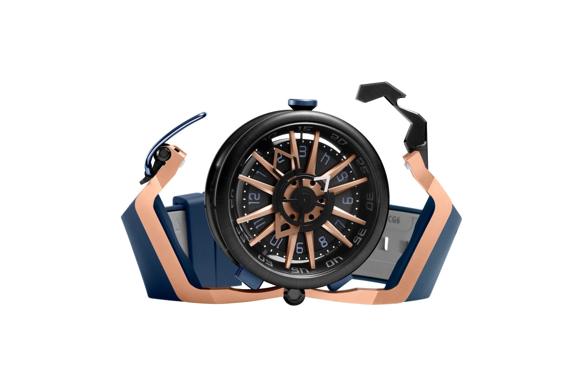 Mazzucato Reversible Watch RIM Rose Gold