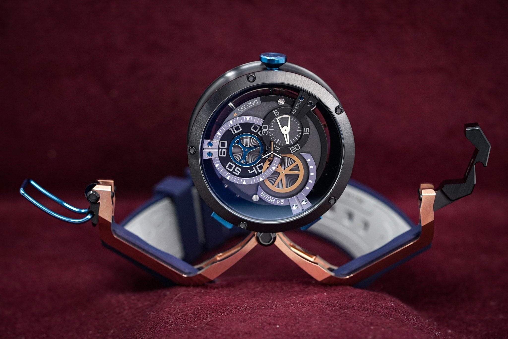 Mazzucato Reversible Watch RIM Rose Gold