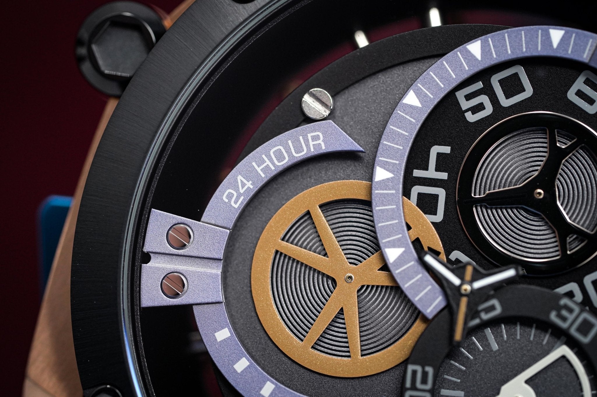 Mazzucato Reversible Watch RIM Rose Gold