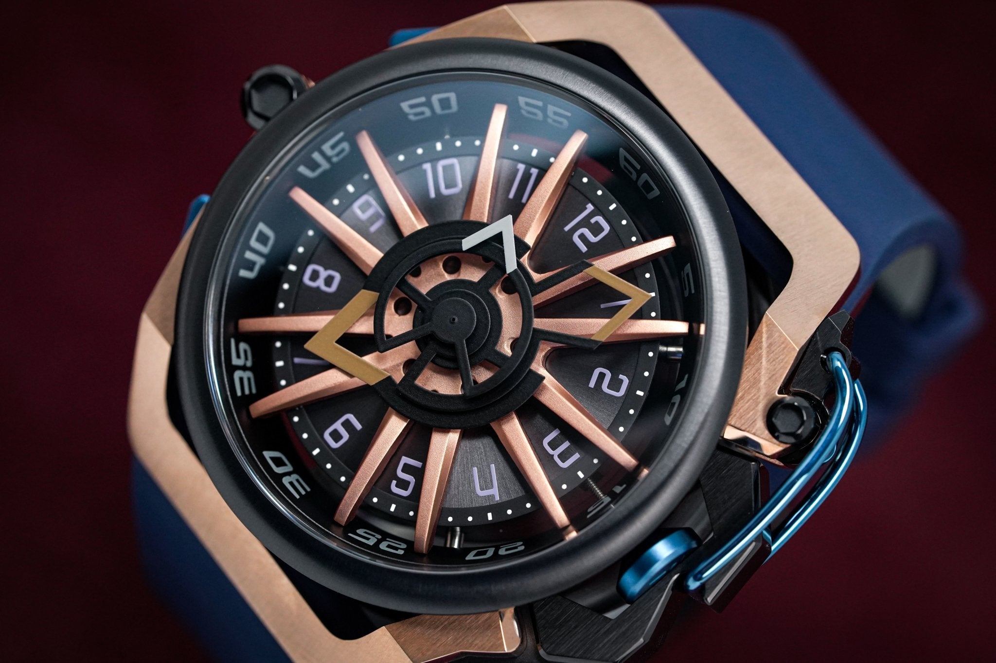 Mazzucato Reversible Watch RIM Rose Gold
