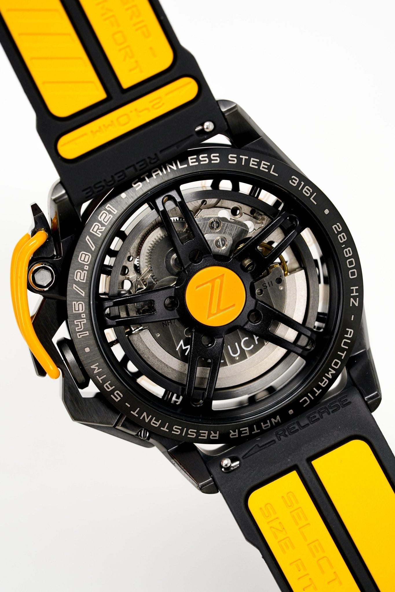 Mazzucato Watch Automatic RIM GT Yellow