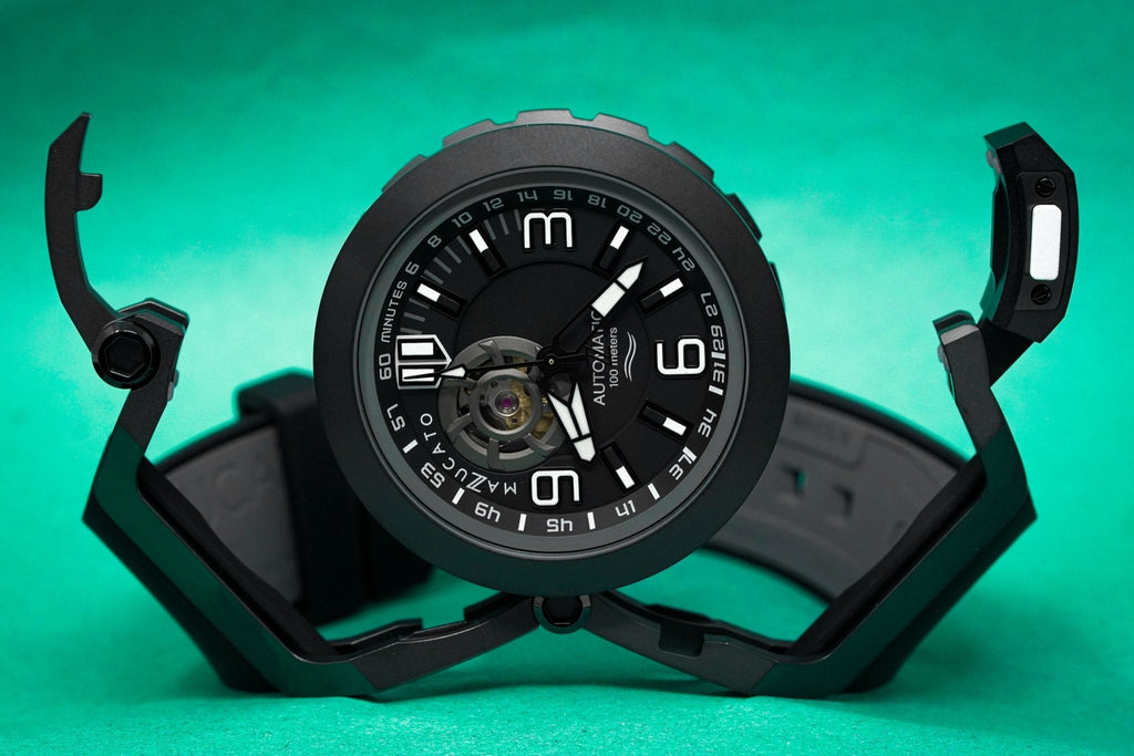 Mazzucato Automatic Reversible Watch Scuba Black
