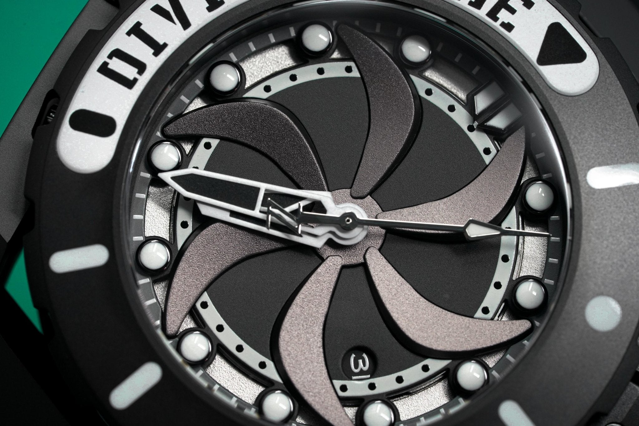Mazzucato Automatic Reversible Watch Scuba Black