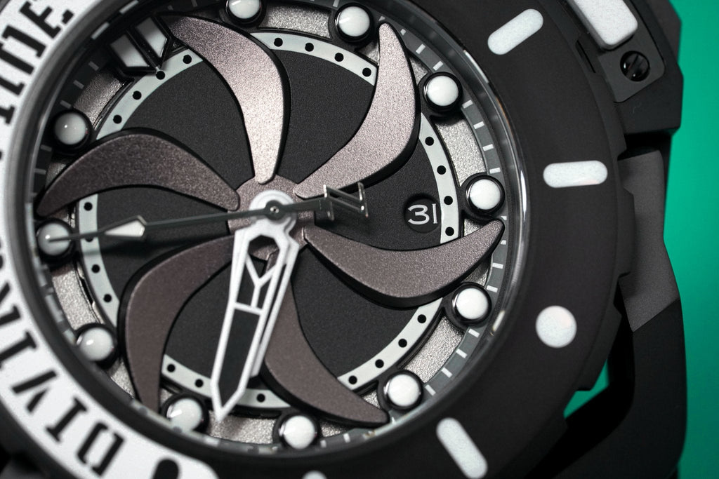 Mazzucato Automatic Reversible Watch Scuba Black