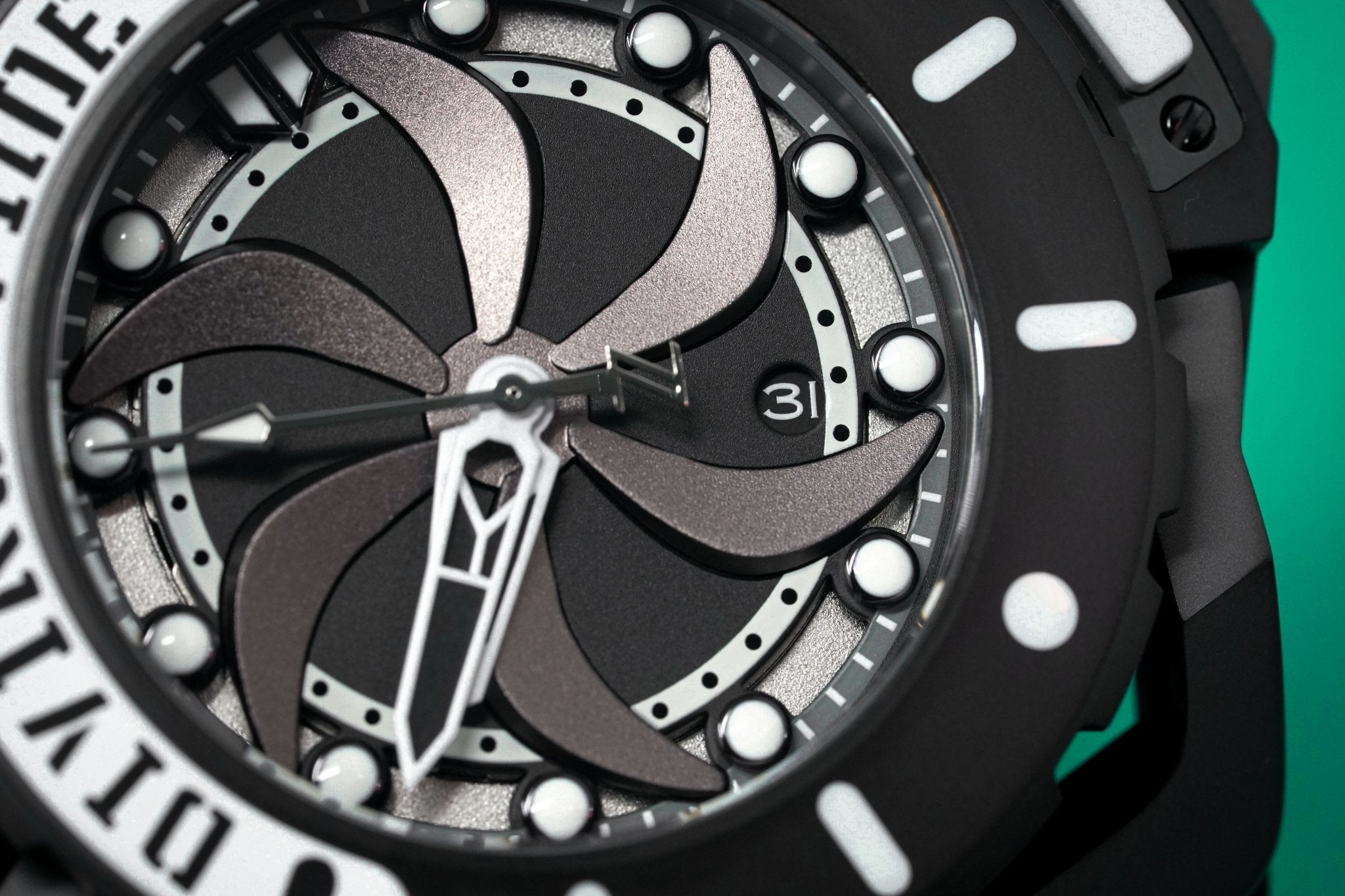 Mazzucato Automatic Reversible Watch Scuba Black