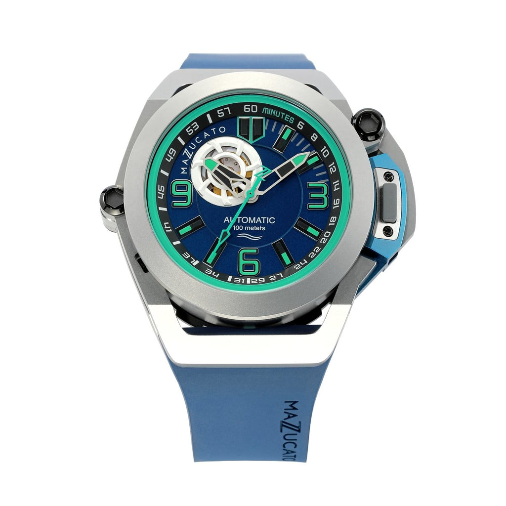 Mazzucato Automatic reversible Watch Scuba Blue Green