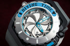 Mazzucato Automatic Reversible Watch Scuba Blue Grey