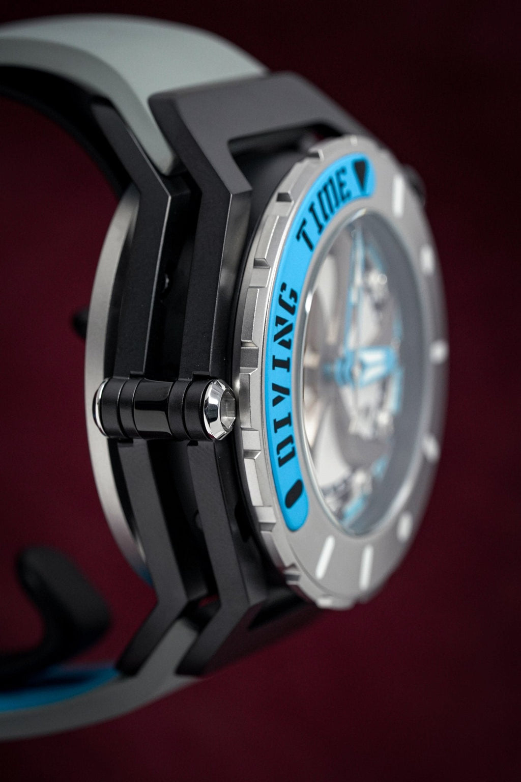 Mazzucato Automatic Reversible Watch Scuba Blue Grey
