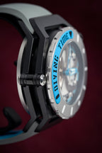 Mazzucato Automatic Reversible Watch Scuba Blue Grey