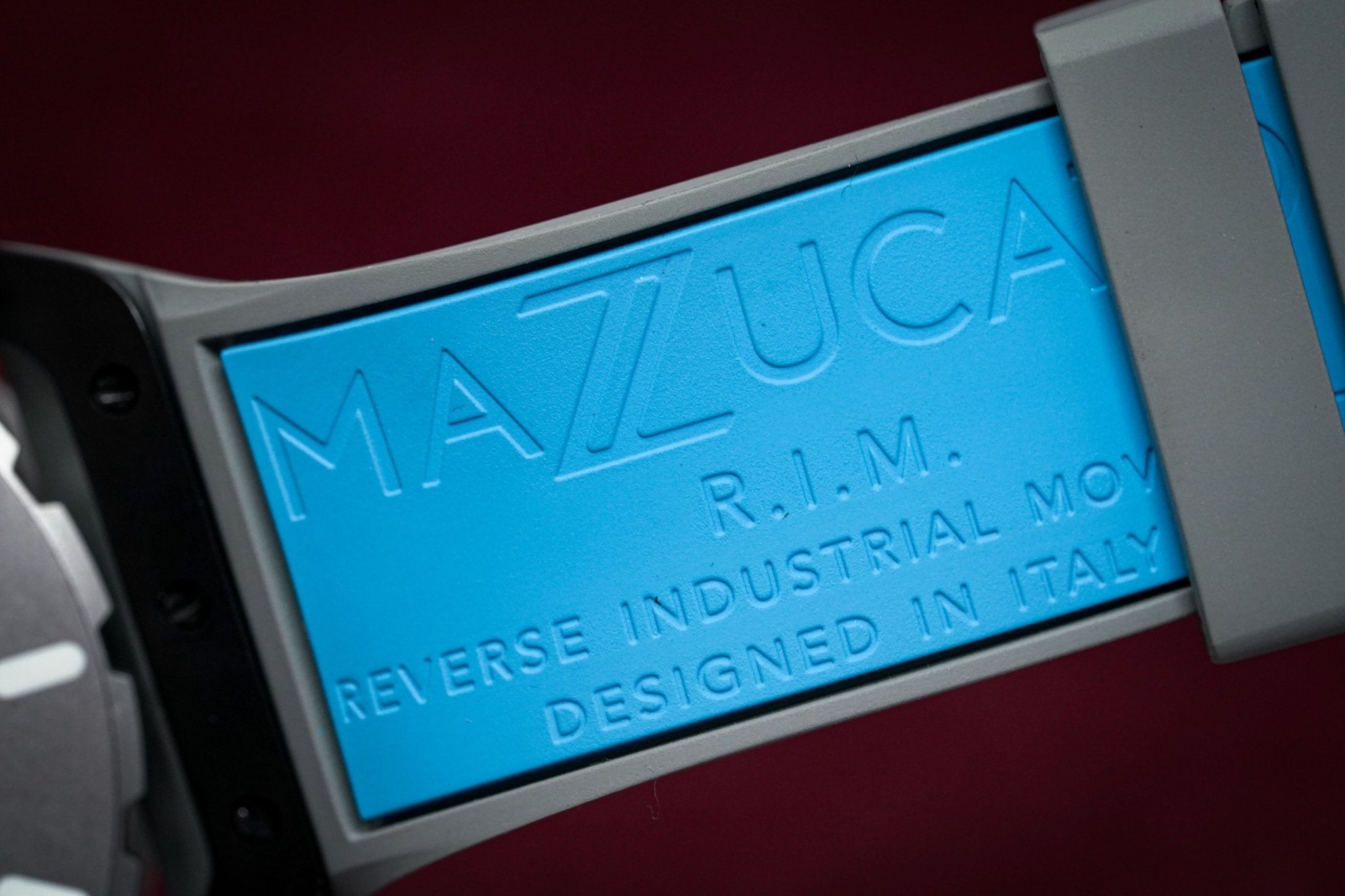 Mazzucato Automatic Reversible Watch Scuba Blue Grey
