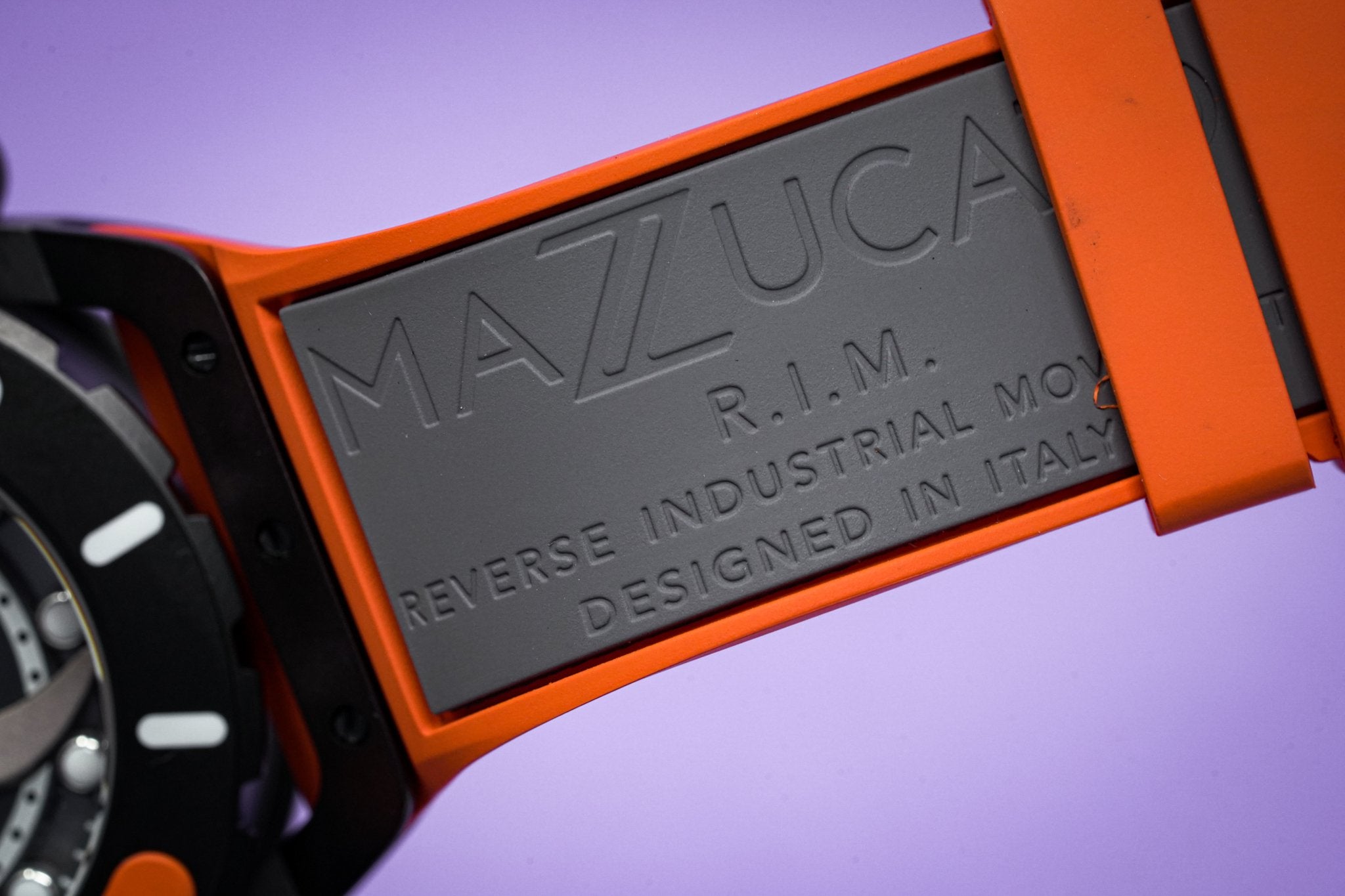 Mazzucato Automatic Reversible Watch Scuba Orange