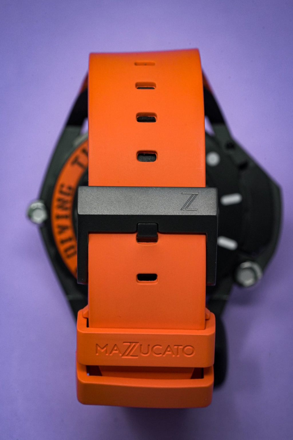 Mazzucato Automatic Reversible Watch Scuba Orange