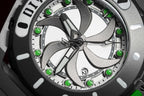 Mazzucato Automatic Reversible Watch Scuba White Green
