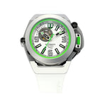 Mazzucato Automatic Reversible Watch Scuba White Green
